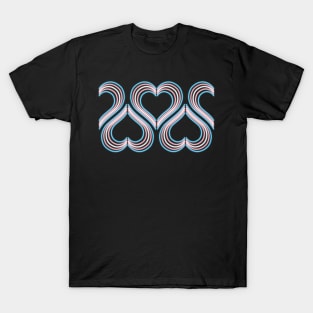 Transgender Neon Light Hearts T-Shirt